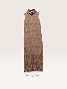 VINTAGE Just In Thyme LTD Slinky Knit Animal Print Dress